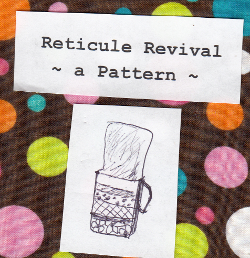 Reticule Revival, a Pattern. Image cropped from the front cover of the zine.