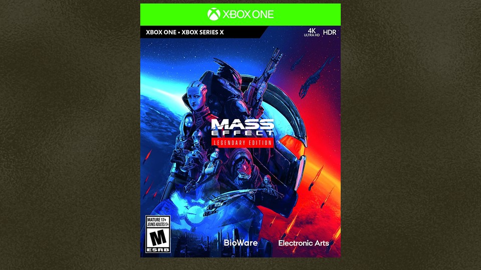 Slide showing the cover of Mass Effect Legendary